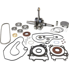 Vertex Complete Engine Rebuild Kit Pol WR00212, including engine components, laid out on a clean surface.