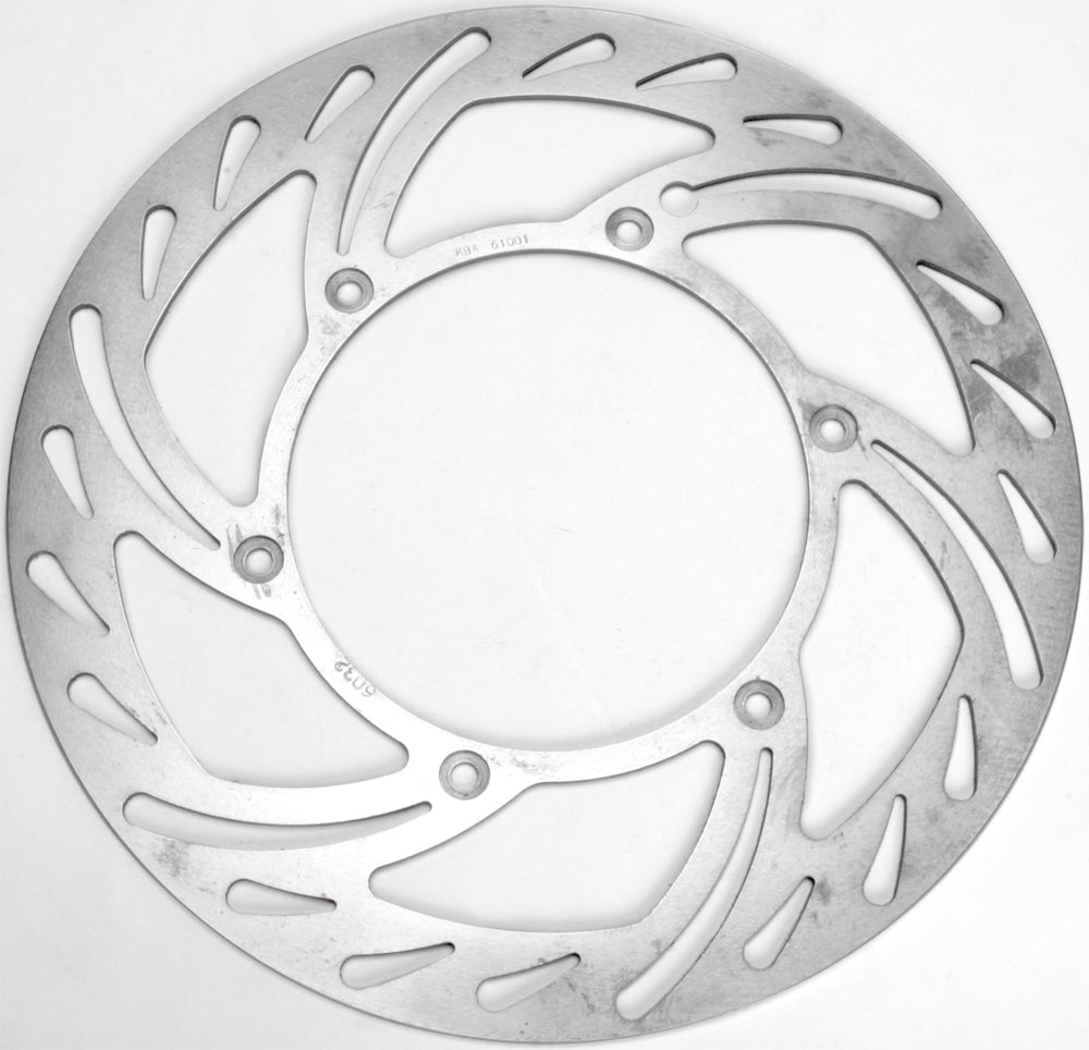 EBC Motorcycle Brakes standard rotor 15-6032 showing a metal disc with drilled holes and mounting holes for motorcycle braking system