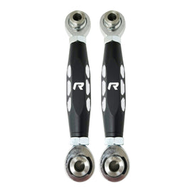 ModQuad front sway bar links for suspension, part number 28-70076, shown installed on a vehicle's suspension system.