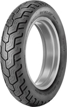Load image into Gallery viewer, Dunlop D404 rear motorcycle tire 130/90-15 bias tire with 66H load rating, showing tread pattern and sidewall details.