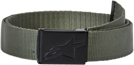Alpine Star Ageless Web Belt in military black with metal buckle, durable strap for casual or tactical wear.