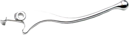 Motion Pro right silver brake or clutch lever for motorcycles, shown in close-up with detailed focus on the lever's finish and design.