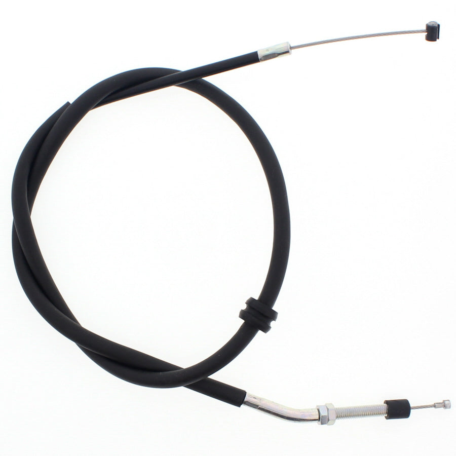 All Balls clutch cable 24-52072 for hydraulic control lines, showing the black cable with metal fittings and protective casing.