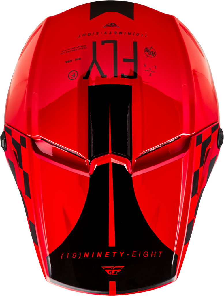 Kinetic Lite Rival Helmet Gloss Red/Black Xs