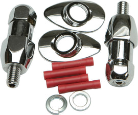 HardDrive turn signal relocation kit hardware and fittings for FX/FL 06-up and Flstsc 05-07 motorcycle models.