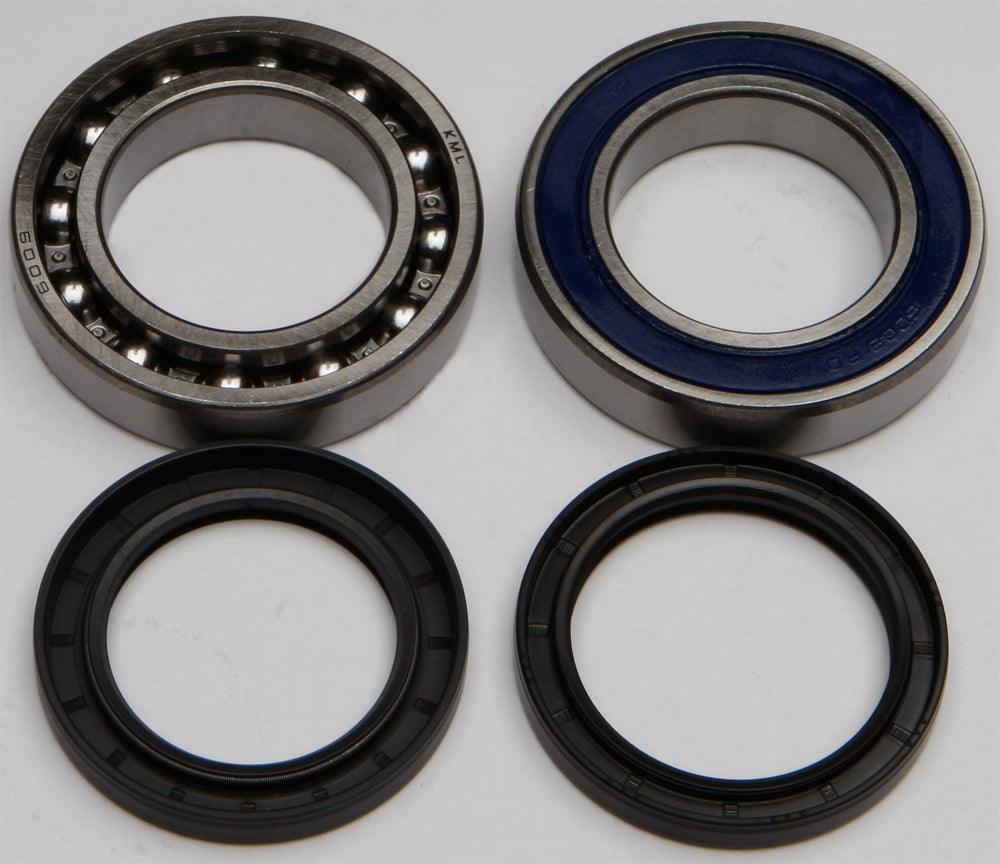 All Balls drive track shaft bearing and seal kit with metal seals and bearings, shown in the image.