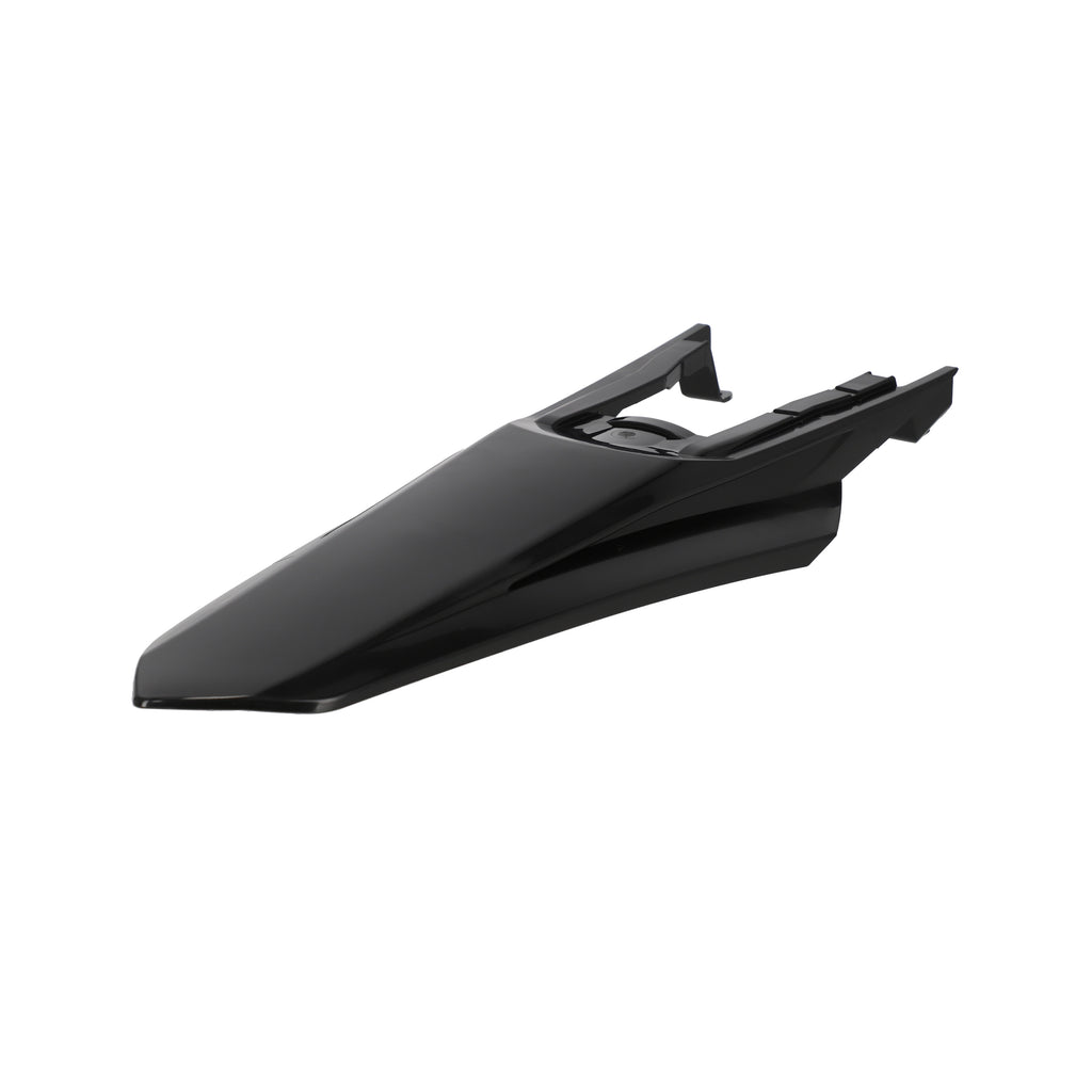 Acerbis black rear fender for KTM motorcycle, made of durable body material, designed for KTM bikes with product code 29865-30001.