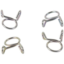 Load image into Gallery viewer, All Balls Hose Clamps Refill Kit for intake, carb, and fuel systems, includes four metal clamps for secure connections.