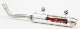 Pro Circuit R-304 silencer for TC125 dirt bike, showing the black exhaust can with metal mounting points and branding details.