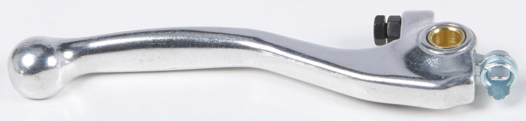Silver Fire Power brake lever for motorcycles, featuring a sleek design and ergonomic grip.