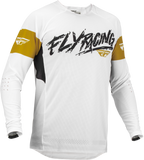 Fly Racing Evolution Dst L.E. Brazen Jersey White/Gold/Black Md 376-124M