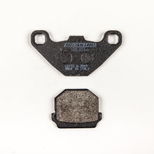 Load image into Gallery viewer, Semi-metallic braking brake pad set by Braking, showing the individual pads with metal backing plates and friction surfaces.