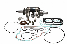 Wiseco engine bottom end kit WPC223A with pistons and components, designed for high-performance motorcycle engines.