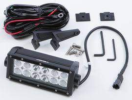 Open Trail 7.5-inch LED light bar for illumination, with multiple LED bulbs and durable housing for off-road use.