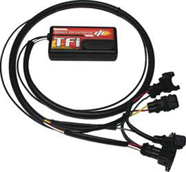 Dobeck Performance TFI engine management module for BMW 1/2 cylinder with connector, designed for precise engine control.