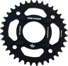 Load image into Gallery viewer, Steel 36-tooth Fire Power rear sprocket in black for bicycles, featuring a durable design and precise gear teeth.