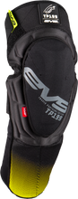 Load image into Gallery viewer, EVS TP199 black and hi-vis knee and shin guard, large/xl size, protective safety gear with padded design for impact protection.