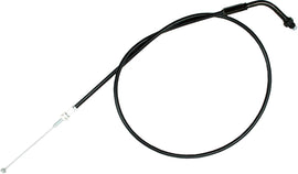 Motion Pro black vinyl throttle pull cable 70-3020, durable control line for motorcycle throttle operation.