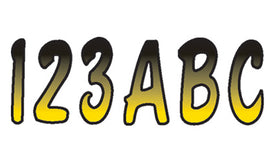 Hardline Series 200 Off Road Registration Kit in yellow and black, featuring various registration components and mounting parts.