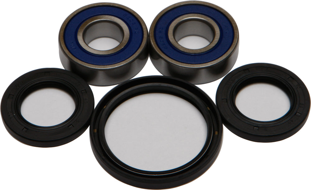 All Balls front wheel bearing and seal kit 22-51222 with bearings and seals for motorcycle wheel maintenance.