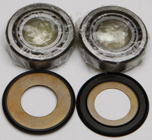 Load image into Gallery viewer, All Balls steering bearing and seal kit 22-2062, includes components for steering system repair, shown with bearings and seals.