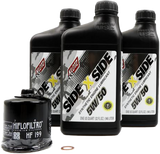 Klotz Oil - Sidexside Oil Change Kit 5w50 /W Oil Filter Pol - 842-0102