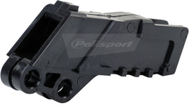 Polisport Plastics black drive chain guide 64-0401 for mountain bikes, mounted on a bike frame.