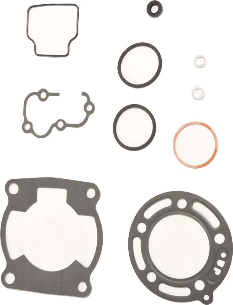 Athena Top End Gasket Kit for Kawasaki and Suzuki engines, includes gaskets and seals shown in the image.