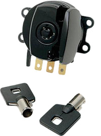 HardDrive black ignition switch with side hinge, OE# 71450-04 820-50851, designed for vehicle ignition systems.