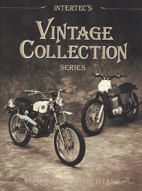 Clymer Vintage Collection Two-Stroke Manual tools for engine repair, showing pages with diagrams and instructions.