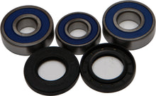Load image into Gallery viewer, All Balls rear wheel bearing and seal kit 22-51232 with various components for motorcycle wheel maintenance