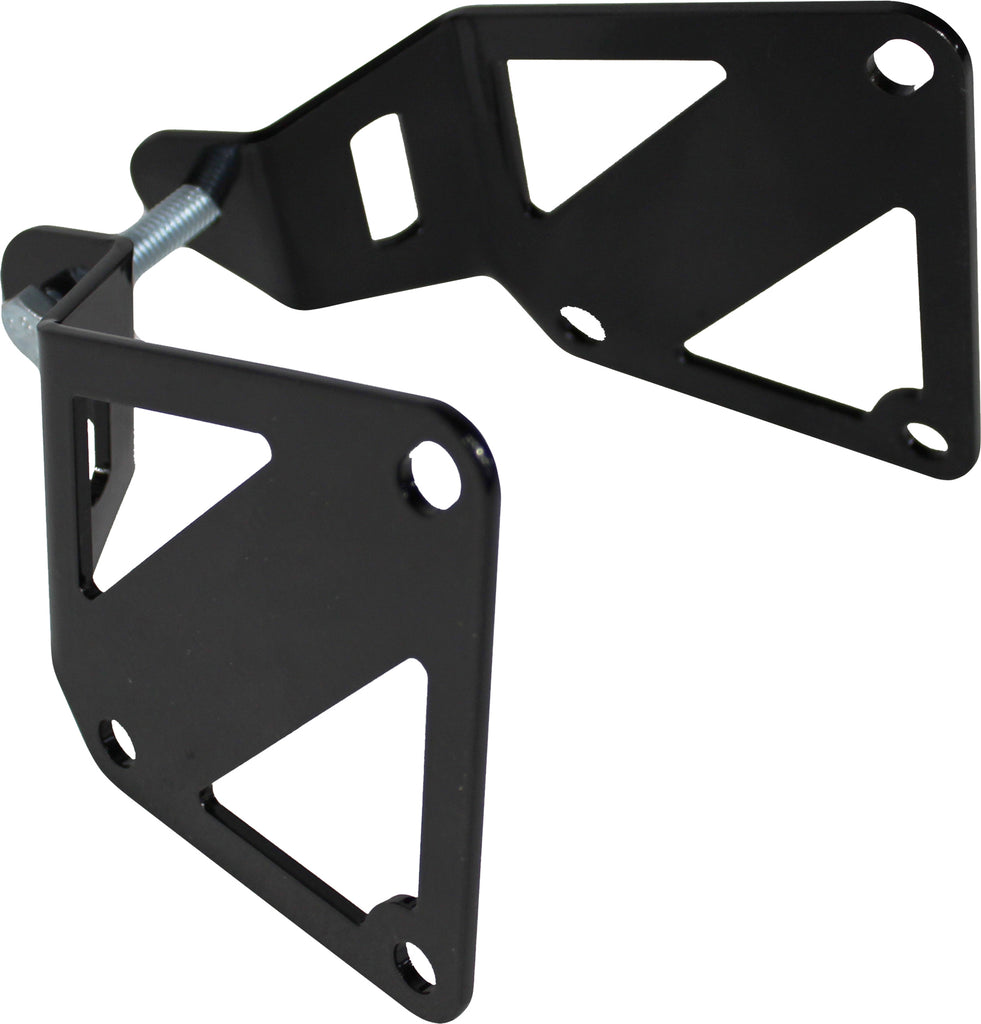 Z Broz Racing Honda CRF250 Trident Lower Shock Bracket, durable motorcycle suspension part with mounting points and metal construction.