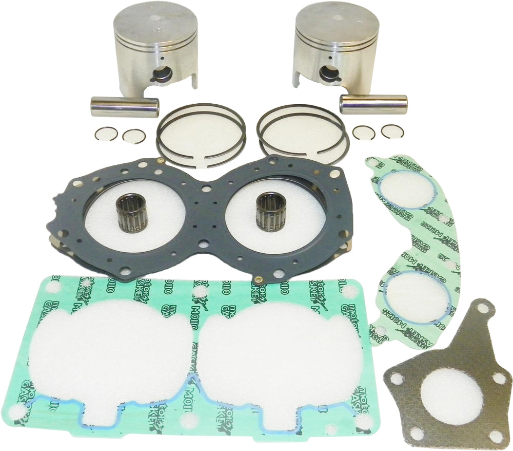 WSM Performance Parts complete top end kit with 84.25mm piston, includes piston components for engine rebuild or upgrade.