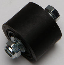 Load image into Gallery viewer, All Balls black 38mm chain roller for drive systems, displaying a close-up of the roller with detailed textured surface.