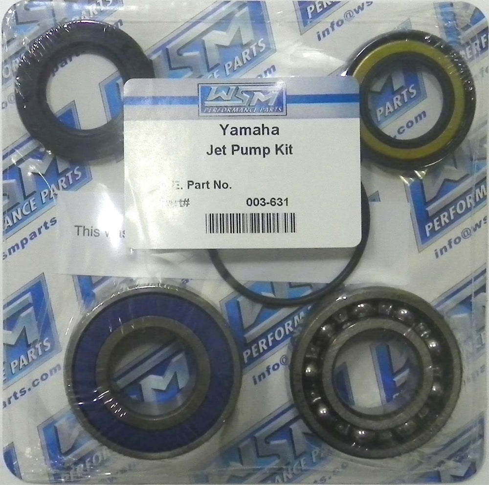 WSM Performance Parts pump repair kit for Yamaha models, drive type, includes components for pump maintenance and repair.