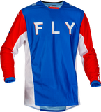 Fly Racing Kinetic Mesh S.E. Kore Jersey Red/White/Blue Xl 377-317X