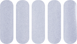 Reflective Grey Helmet Stickers 5pcs