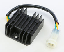Load image into Gallery viewer, Ricks Motorsport Electric rectifier and regulator for motorcycle electrical systems, showing metal components and wiring.