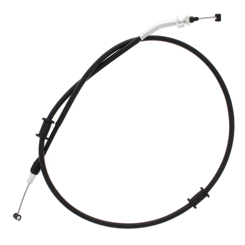 All Balls clutch cable 24-52132 for hydraulic control lines, shown with metal fittings and black outer casing.