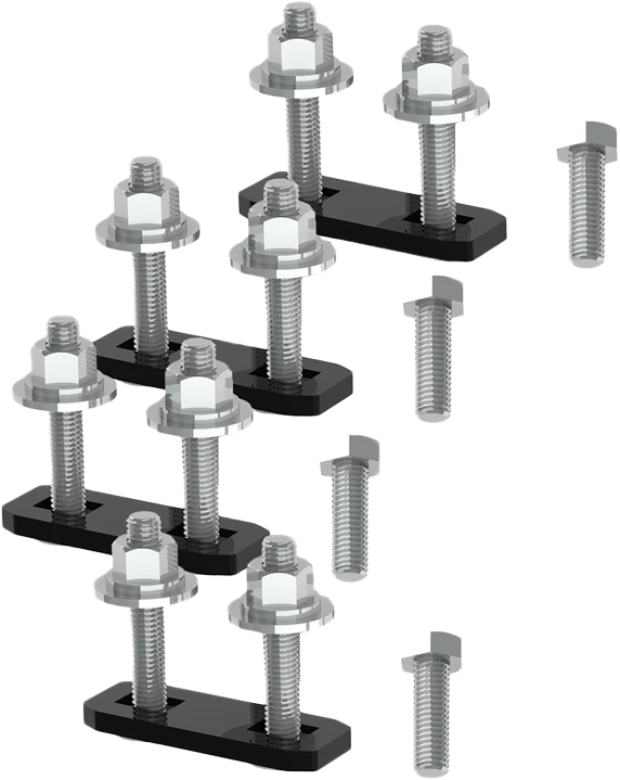 Kolpin Bed Box Mounting Kit Universal 23-53502 showing brackets and hardware for secure truck bed box installation