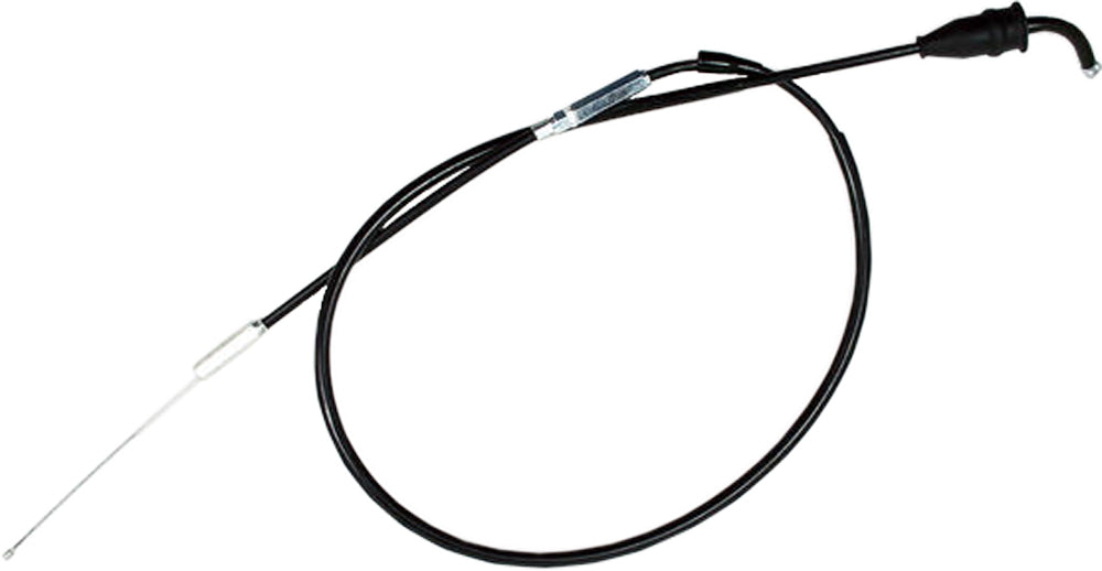 Motion Pro black vinyl throttle cable 70-5040, a durable control line for motorcycle or vehicle throttle systems.