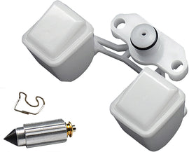 SP1 Carb Float and Fuel Valve for intake and fuel system, with visible float mechanism and valve components.