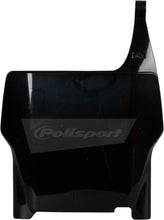 Load image into Gallery viewer, Polisport Plastics black number plate for body, model 64-6691, showcasing a sleek, durable plastic design for off-road vehicles.