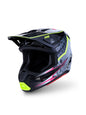 S M7 Blaster Helmet Ece06/Dot Blk/Gry/Wh/Yllw Fluo Glsy 2x