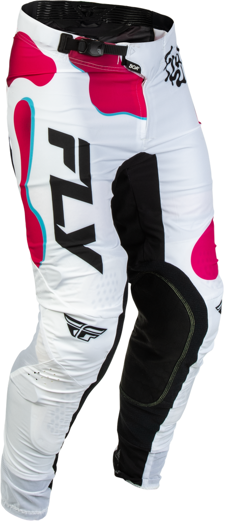 Lite Vibe Pants White/Pink/Blue Sz 36