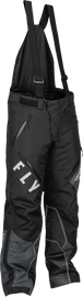 Fly Racing Snx Pro Sb Pant in black and grey, large size, featuring durable fabric and adjustable waistband for motocross riding.