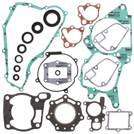 Vertex Complete Gasket Set with Oil Seals, includes gaskets and seals for engine maintenance, durable and high-quality.