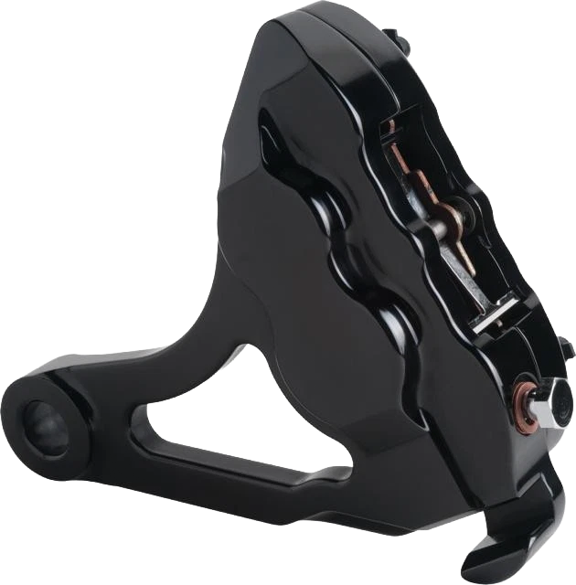 Hawg Halters Inc rear brake caliper kit in black for Harley Davidson Dyna 2006-2007, model 750-04029.