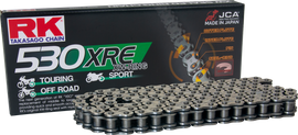 Excel Wheel Components 530xre drive chain with 530 x 130 links, designed for bicycle or motorcycle applications.