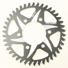 VORTEX Rear Cat5 Sprocket Aluminum 42-tooth black bike sprocket for Kaw 3-454ZK42, designed for durability and performance
